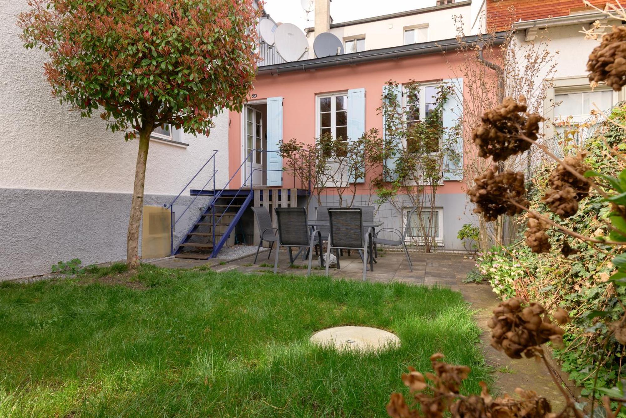 Stilvolle Gartenterrassenwohnung Mitten In Brégence Extérieur photo